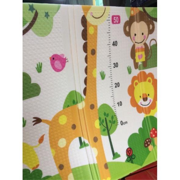 Thảm Xốp Thảm Trải Sàn XPE Phủ Silicon 2 Mặt Cho Bé Siêu Êm