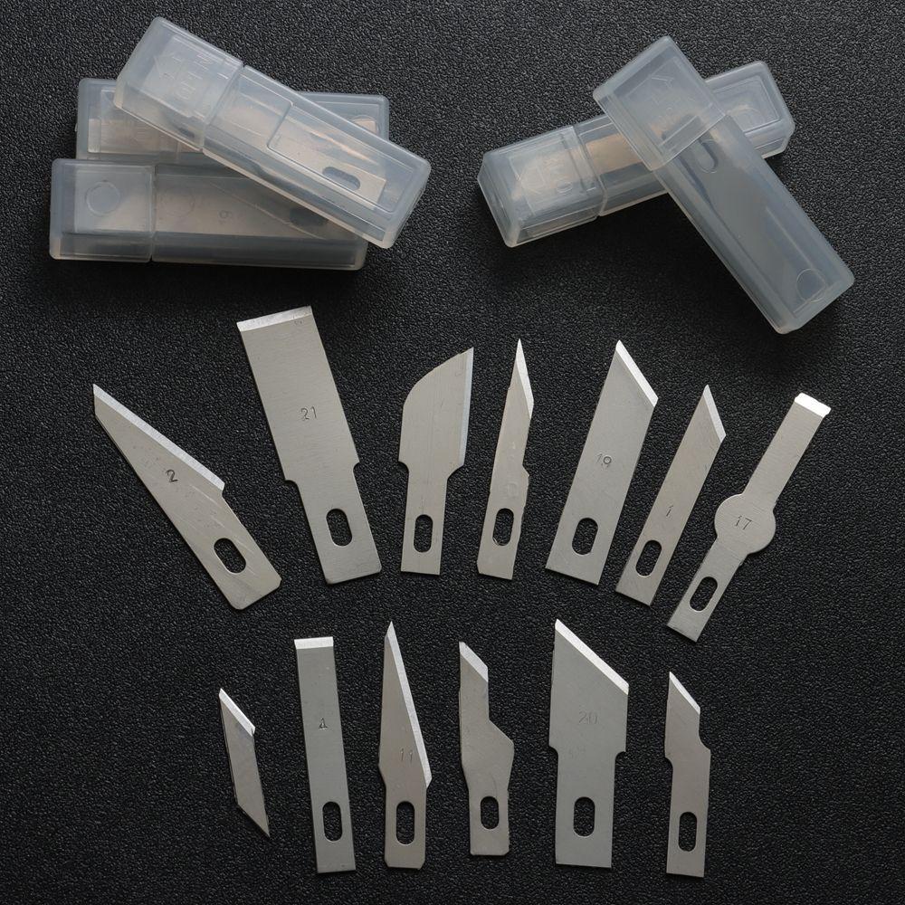 10pcs Khắc kim loại không trượt Dao Craft Dao cắt cho điện thoại di động Phone Scalpel Bộ phận Sửa chữa Công cụ cầm tay Phụ kiện