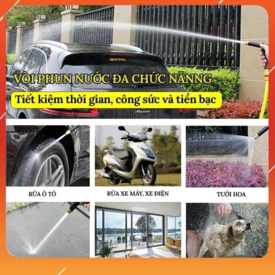 Vòi Xịt Rửa Xe Áp Lực Cao - Tưới Cây Với 4 Chế Độ Nước 810-2,498,622