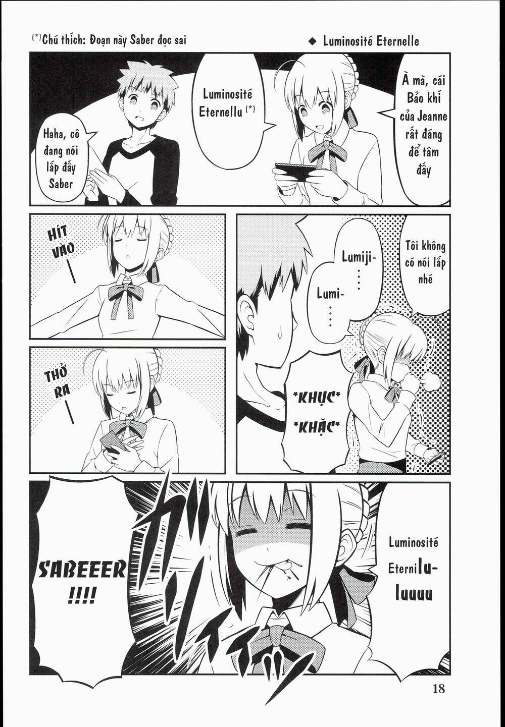 saber-san chơi fgo! chapter 1 20