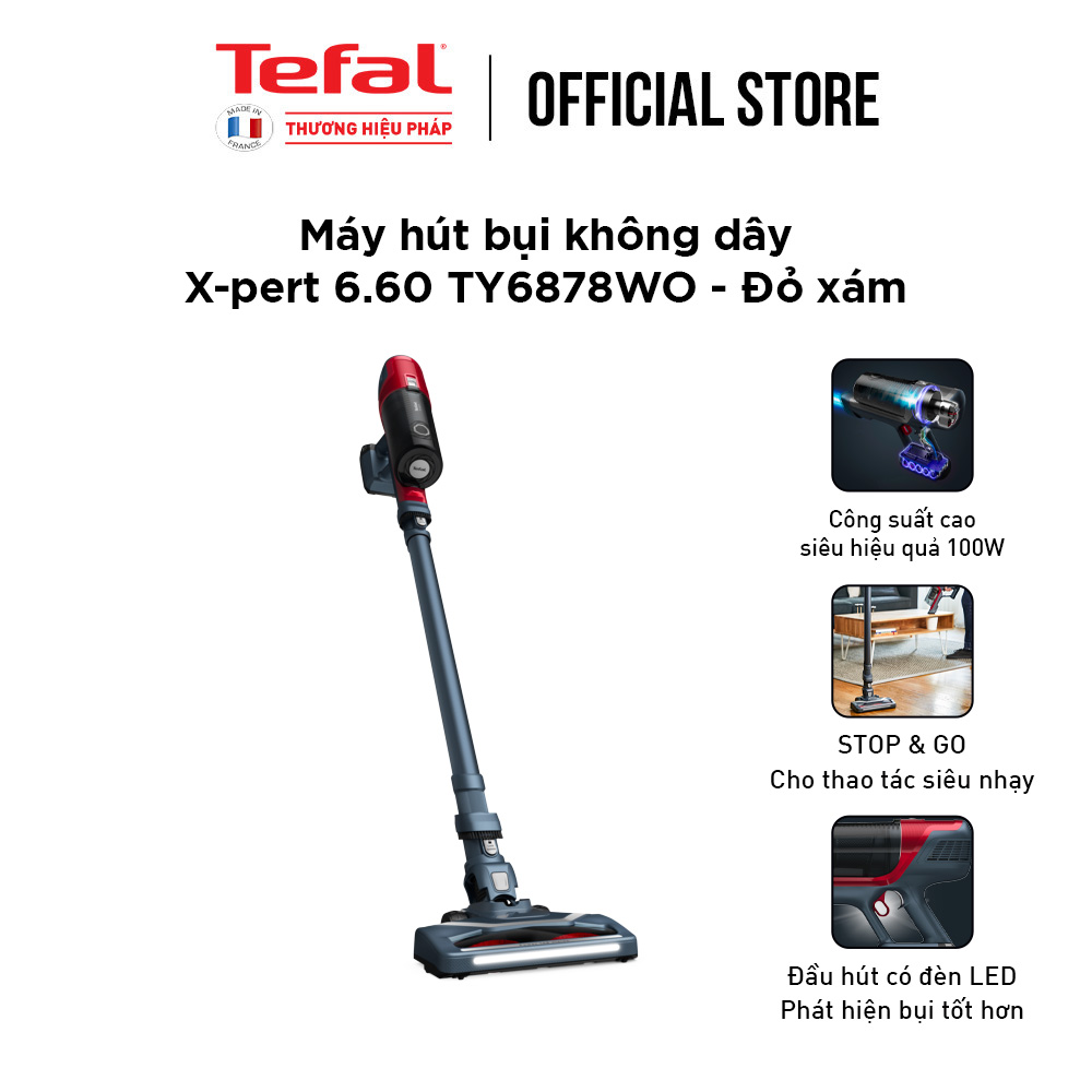 Máy hút bụi cầm tay không dây Tefal TY6878WO - Hàng chính hãng