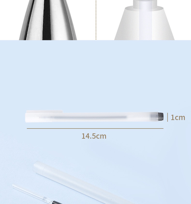 Bút Gel bút bi nước văn phòng mực gel 0.5mm mực đều nét chữ đẹp đủ màu