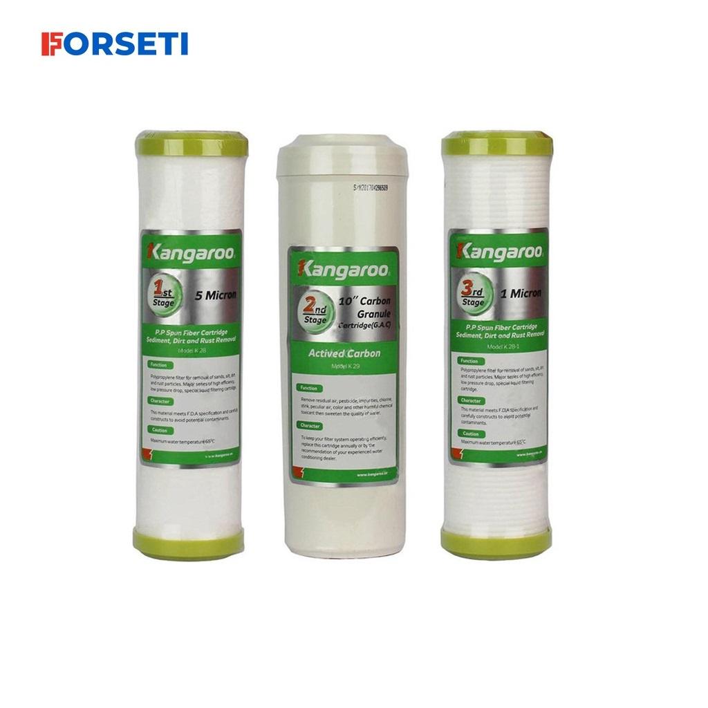 Combo 4 lõi lọc cho máy lọc nước KANGAROO hàng chính hãng
