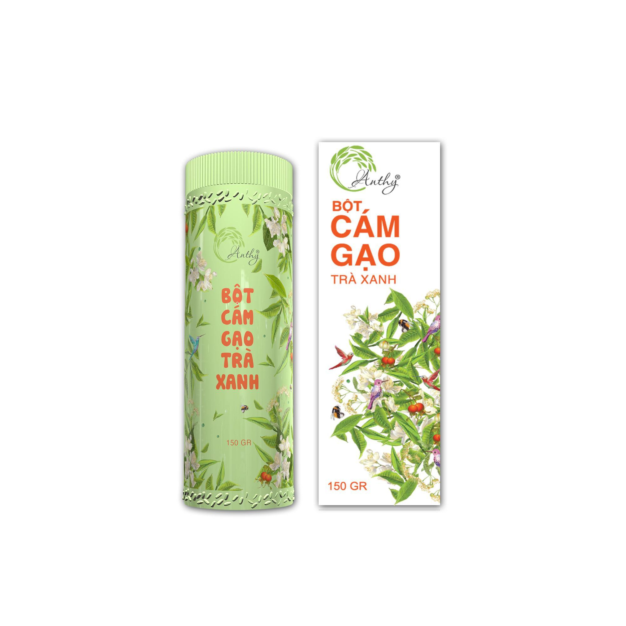 Bột Cám Gạo Trà Xanh - An Thy Organic