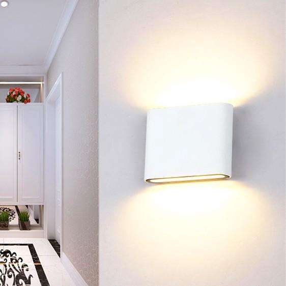 Đèn tường 2 đầu kiểu dáng hiện đại thân nhôm siêu sáng - chống nước cao cấp