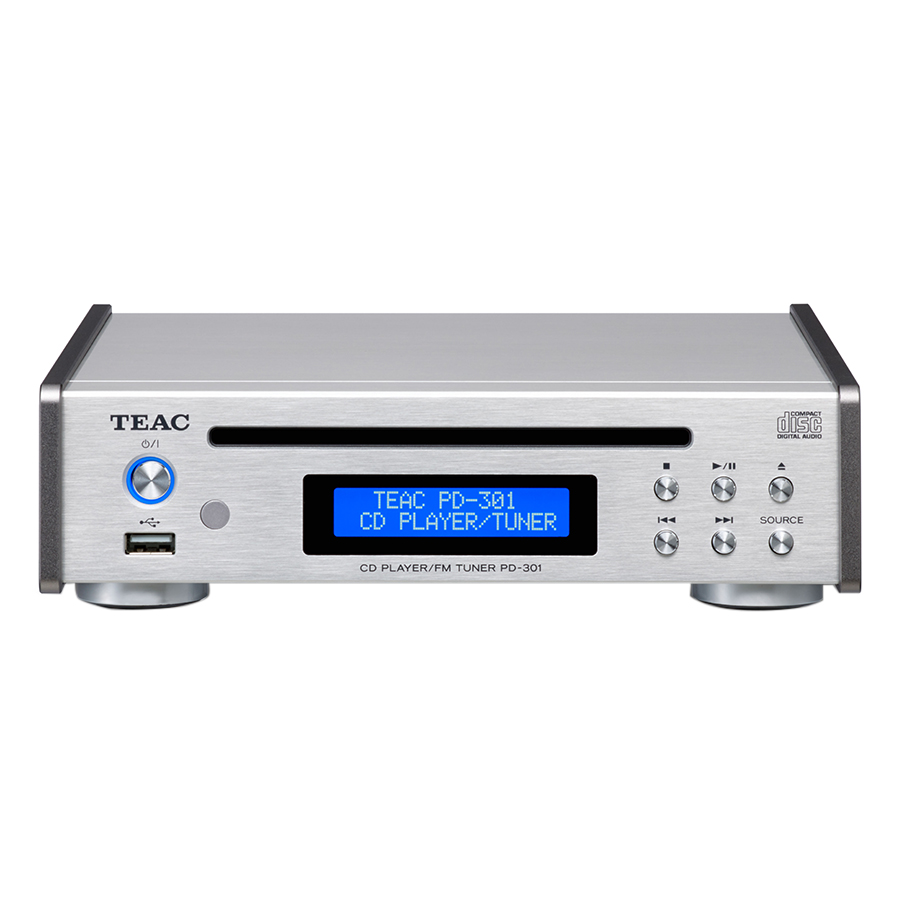 Đầu CD TEAC PD-301 - Bạc - Hàng Chính Hãng