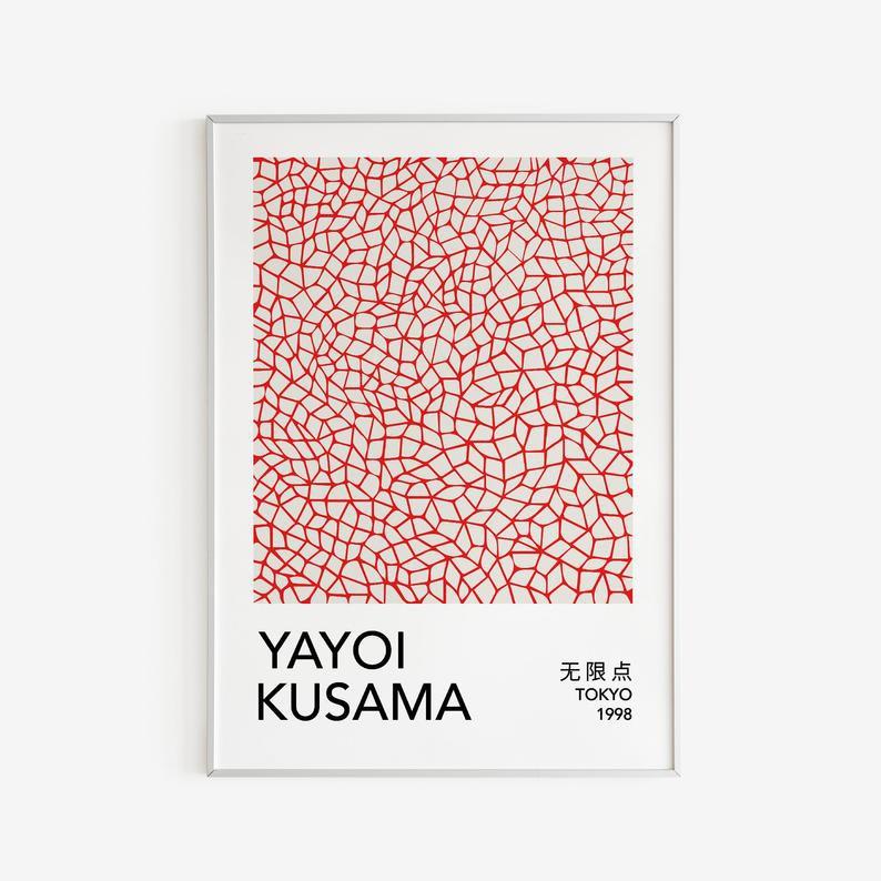 Tranh treo tường | Triễn lãm-Yayoi Kusama R.e.p.l.i.c.a Exhibition Poster 02