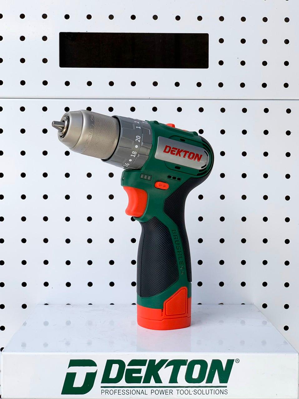 MÁY KHOAN CẦM TAY NHỎ GỌN DÙNG PIN 16.8V 45N.m  DEKTON D16-ID1045BL - HÀNG CHÍNH HÃNG