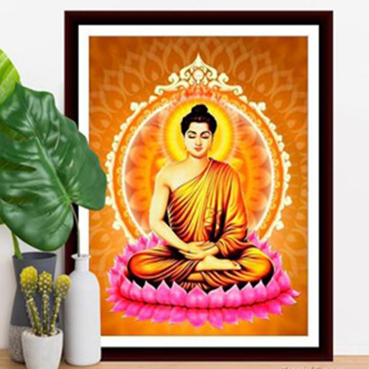 Tranh thêu Phật Thích Ca Mâu Ni LV3433 - kích thước: 50 * 70cm. (TRANH CHƯA LÀM)