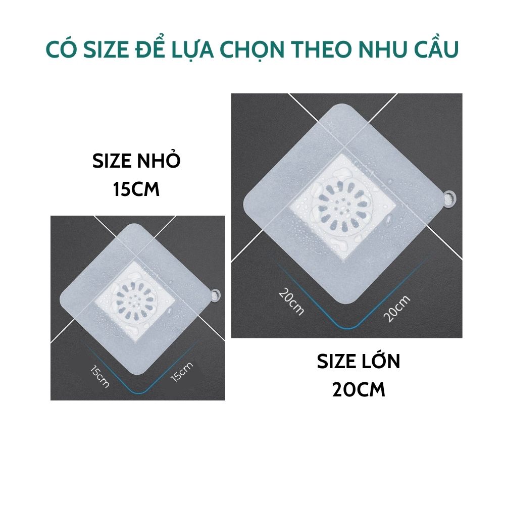 Miếng silicon khử mùi cống thoát nước, ngăn mùi hôi hoàn toàn, ngăn côn trùng bò từ dưới cống lên