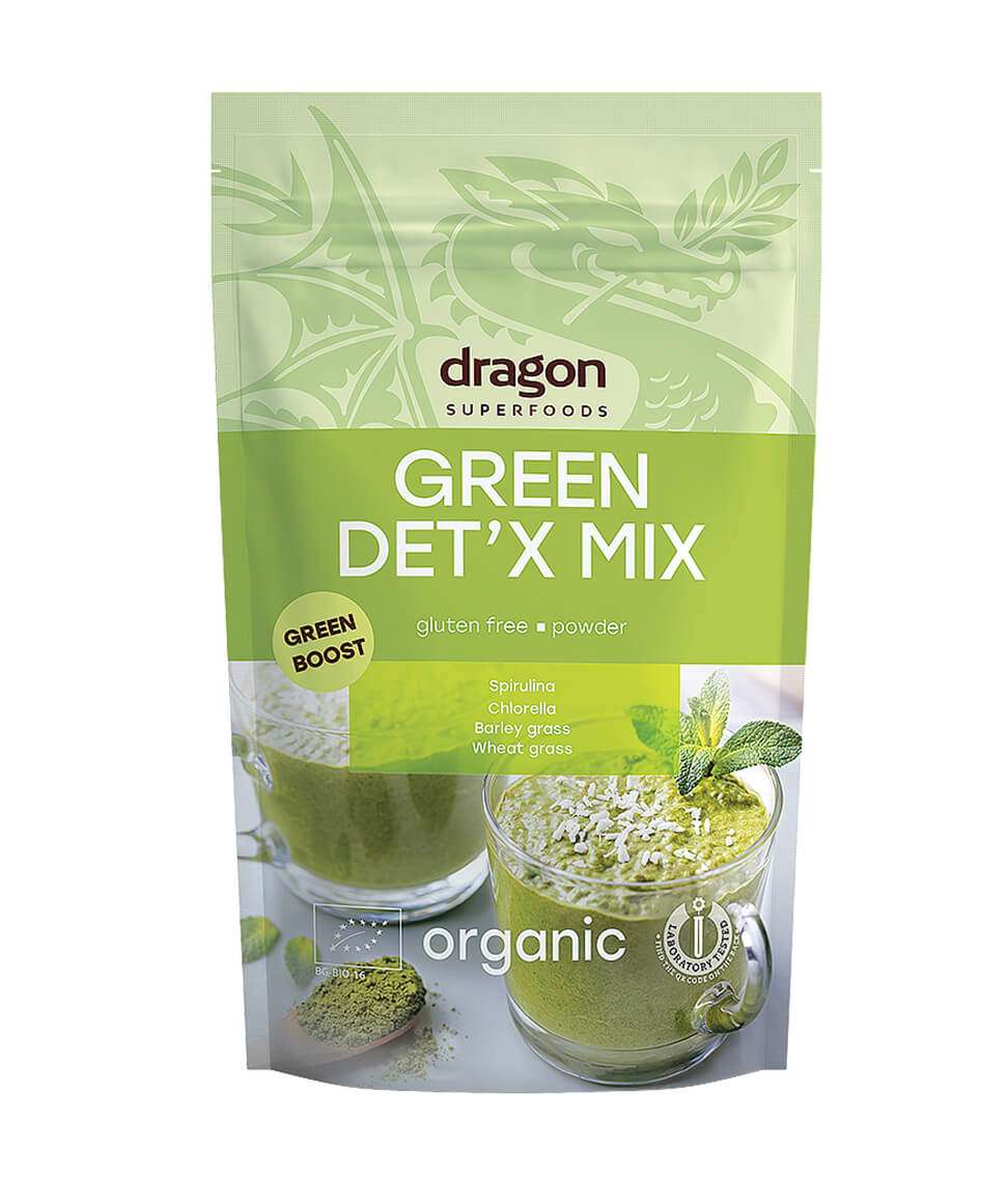 Bột green detox mix hữu cơ 200g - Dragon Superfoods