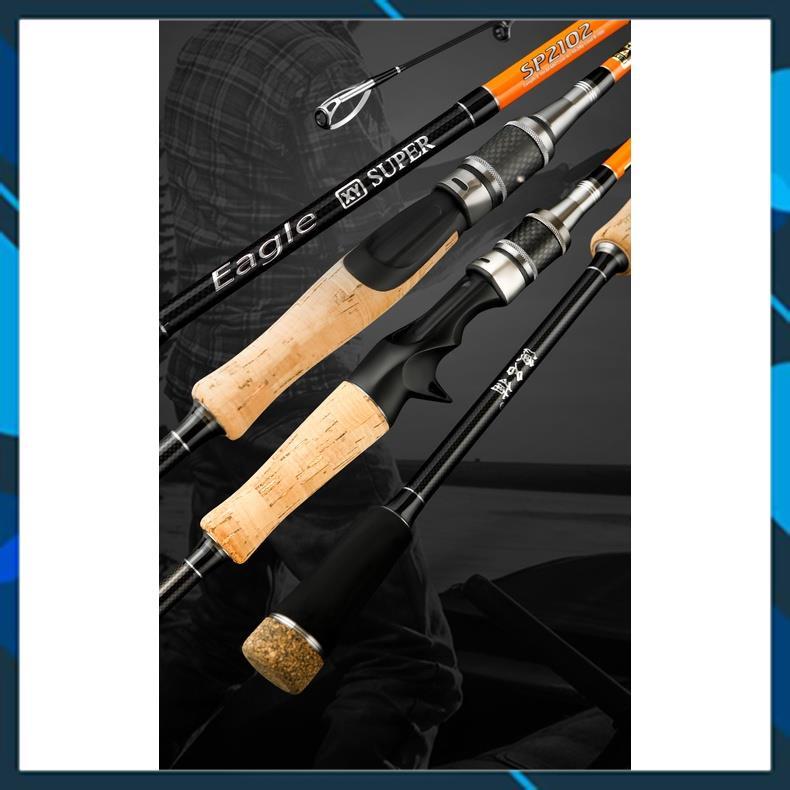Cần Câu Lure 2 Ngọn Eagle Super Máy Ngang - Máy Đứng 2 Ngọn 1m8 , 2m1 , 2m4