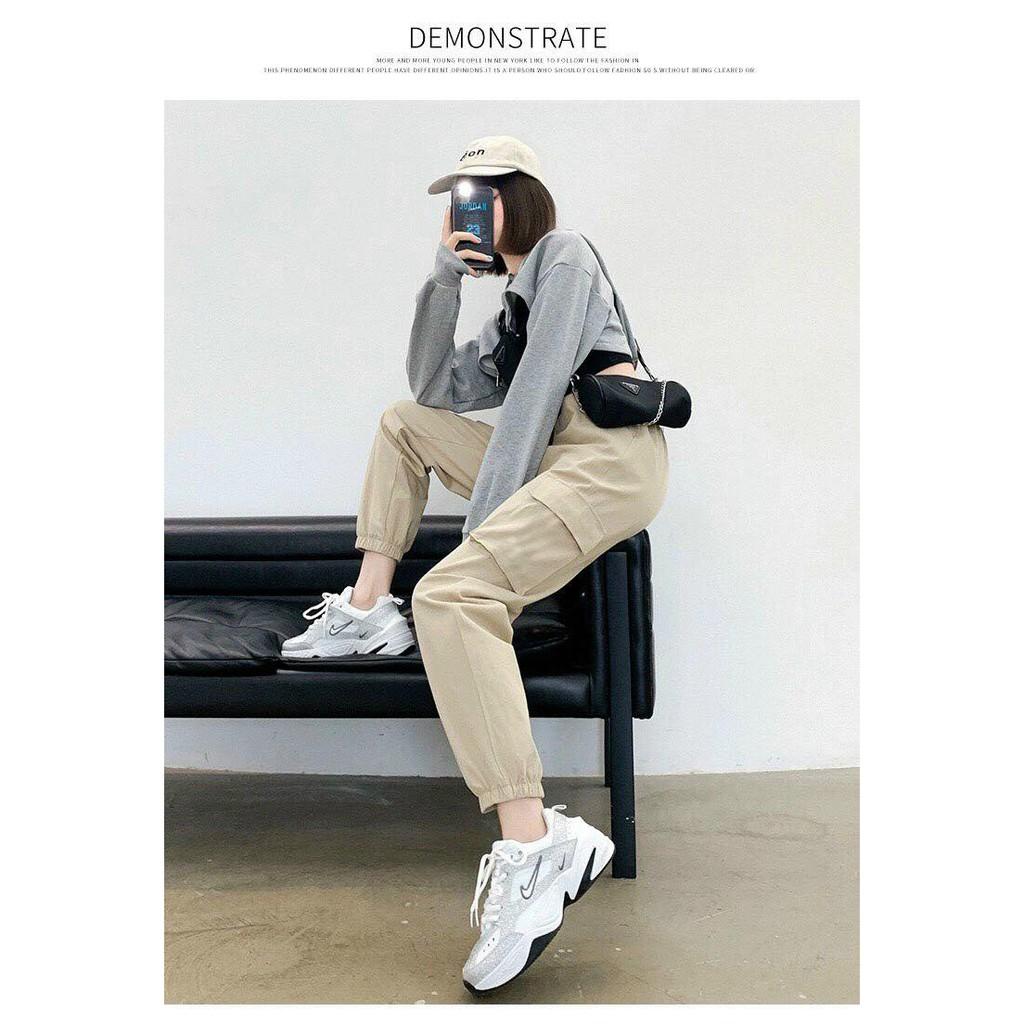 Quần túi hộp kaki suông unisex Chất Vải Kaki Cotton Co Giãn thời trang hot trend vải thoải mái êm phong cách ulzzang