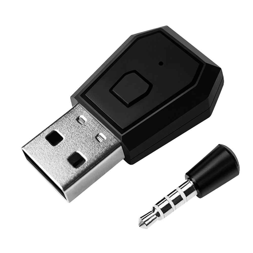 2 Pieces Wireless USB Bluetooth Adapter For PC Headphones Microphone