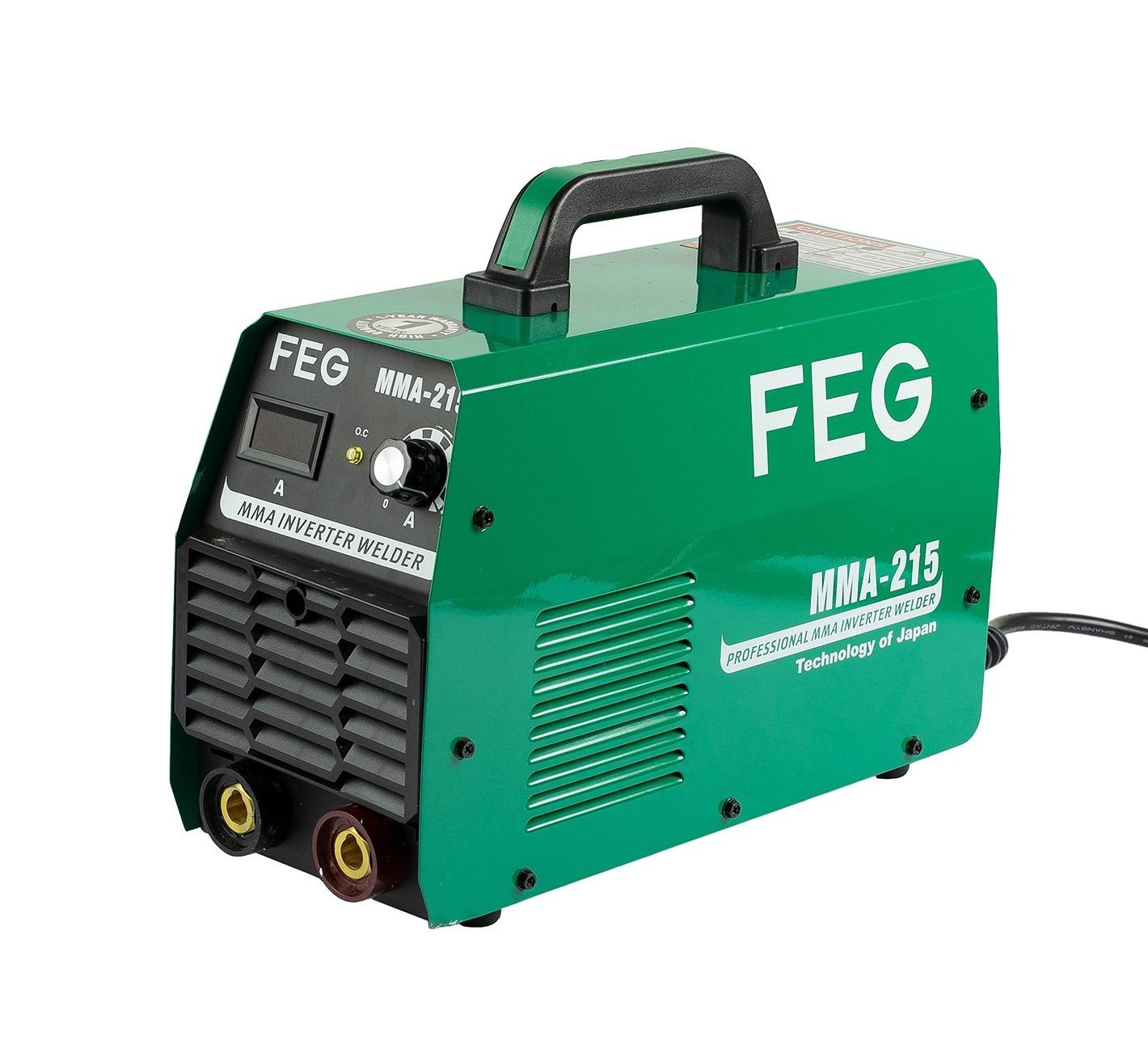 MÁY HÀN ĐIỆN TỬ  4.9-9.4KVA FEG MMA-215 - HÀNG CHÍNH HÃNG