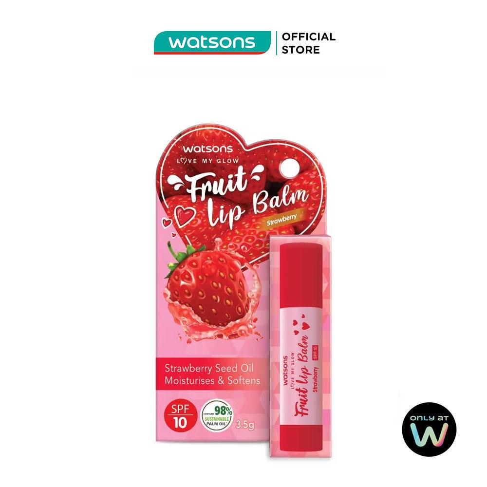 Son Dưỡng Môi Watsons Fruity Strawberry SPF10 3.5g