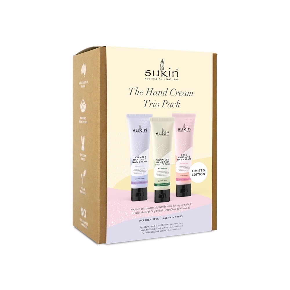 Bộ Kem Dưỡng Chăm Sóc Da Tay và Móng Sukin Hand and Nail Cream 50ml