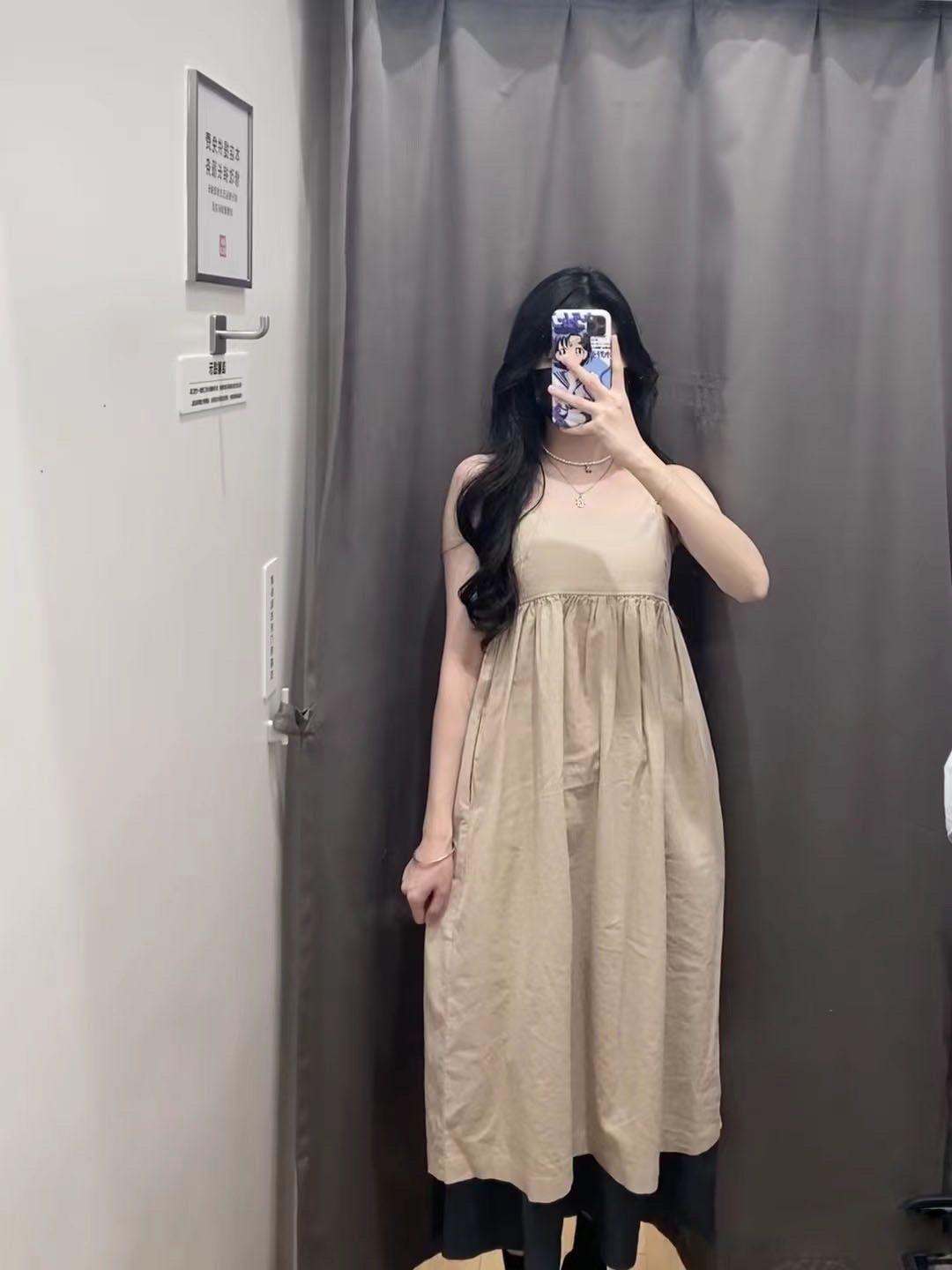 DIYIWEI Váy dài bãi biển, váy siêu tiên, váy thắt lưng thon.