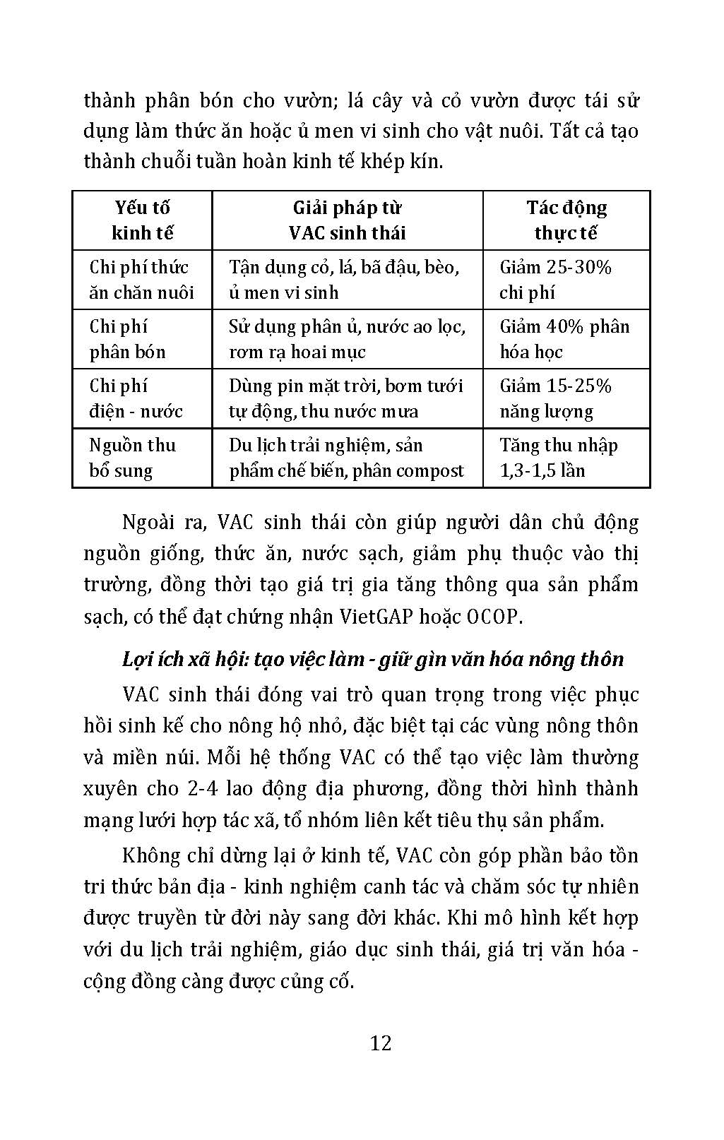 Vườn - Ao - Chuồng Sinh Thái (Tủ sách Làm Nông Kiểu Mới - Xanh, Sạch, Bền Vững)