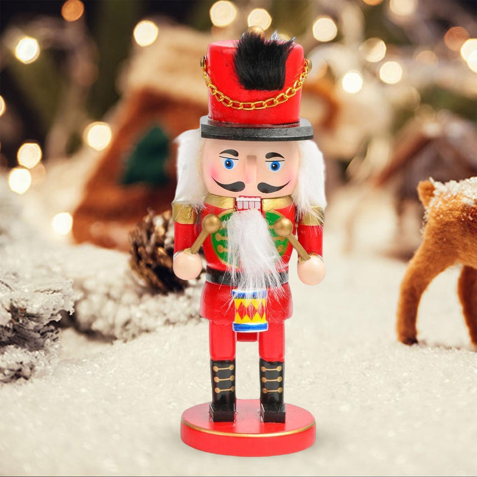 Nutcracker Figurine for Party Festive Bookcase Desktop Decorative