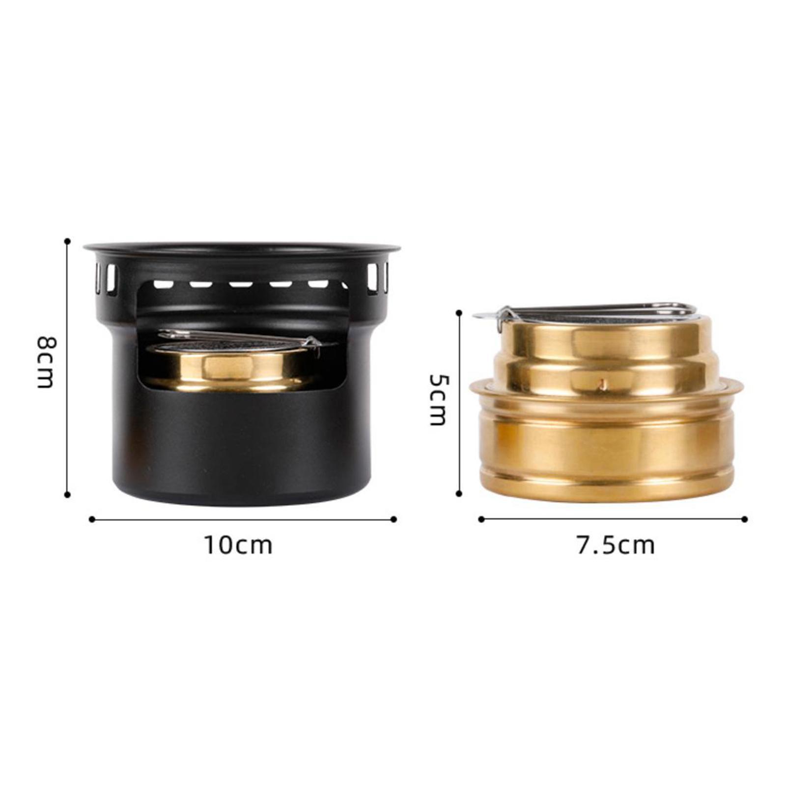 Mini Camping Burner Windproof Lightweight Pocket Backpacking for Picnic Camping