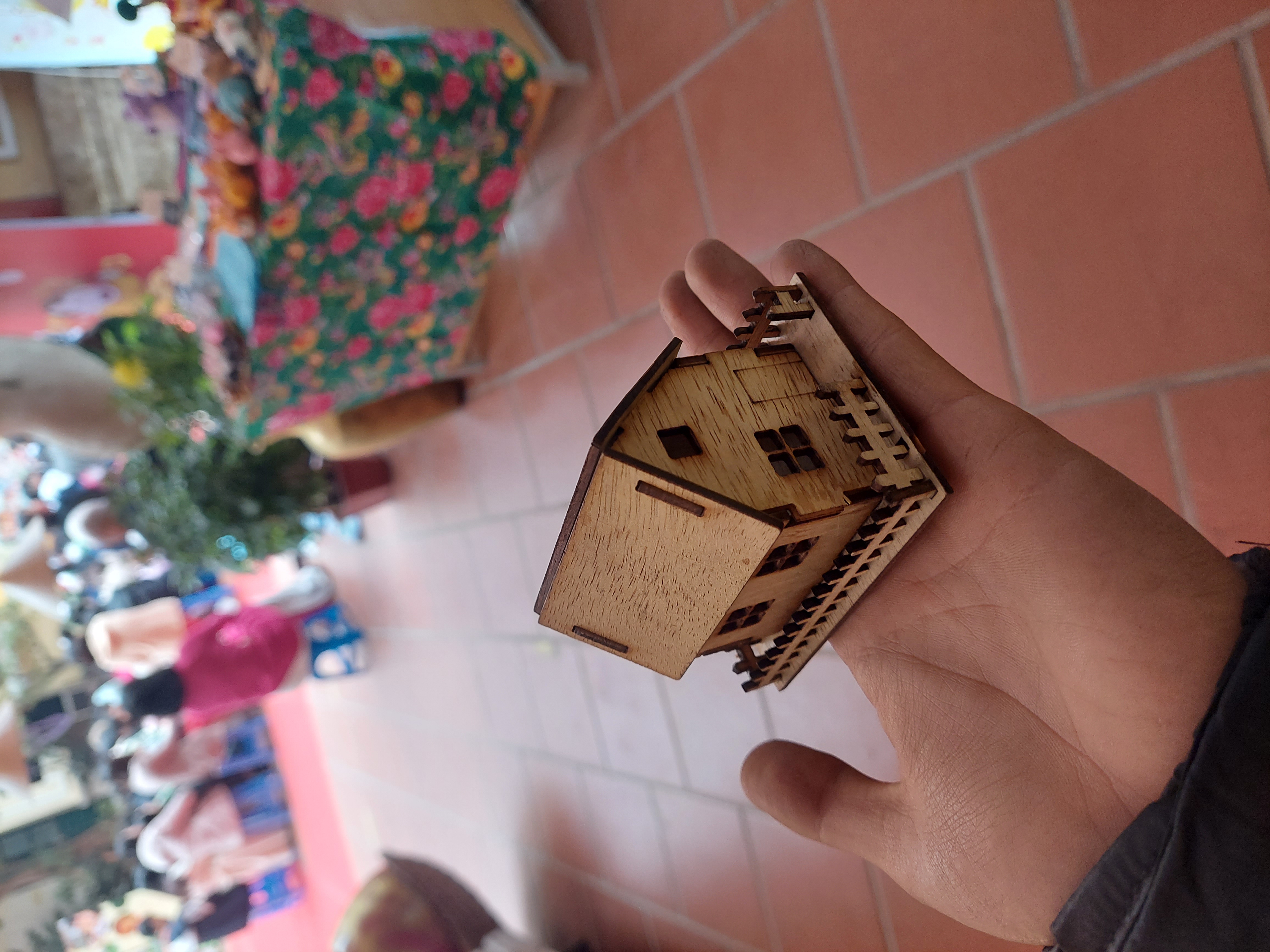 Ngôi nhà biệt thự mô hình gỗ