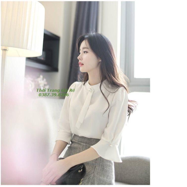 ÁO KIỂU TAY LOE XINH XẮN