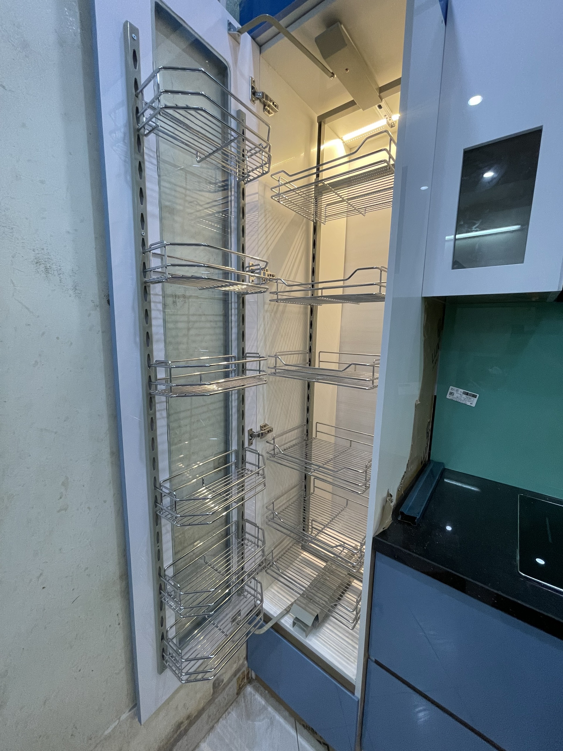 Kệ Để Đồ Khô Liên Hoàn 12 Ngăn 6 Tầng Chất Liệu INOX 304
