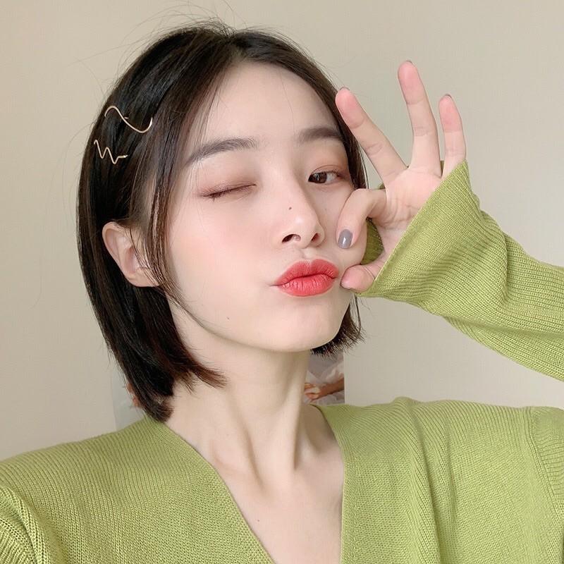 Kẹp tóc kim loại lượn sóng