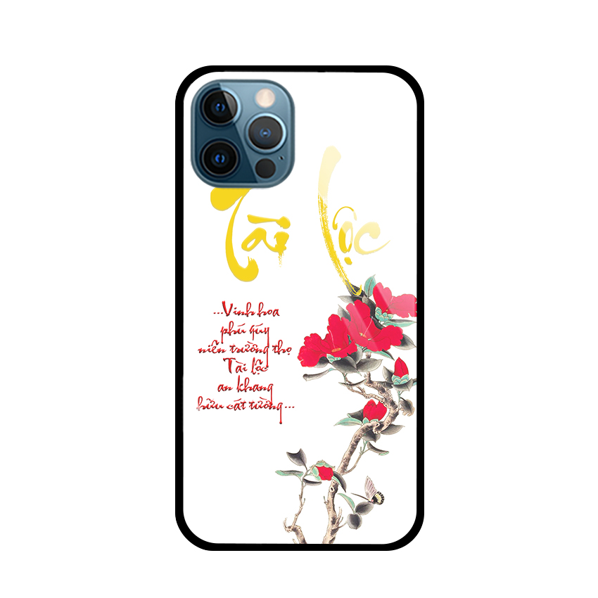Ốp Lưng Kính Cượng Lực Cho Điện Thoại IPHONE 12 PRO MAX - 7933 TAILOC02 - Hàng Chính Hãng