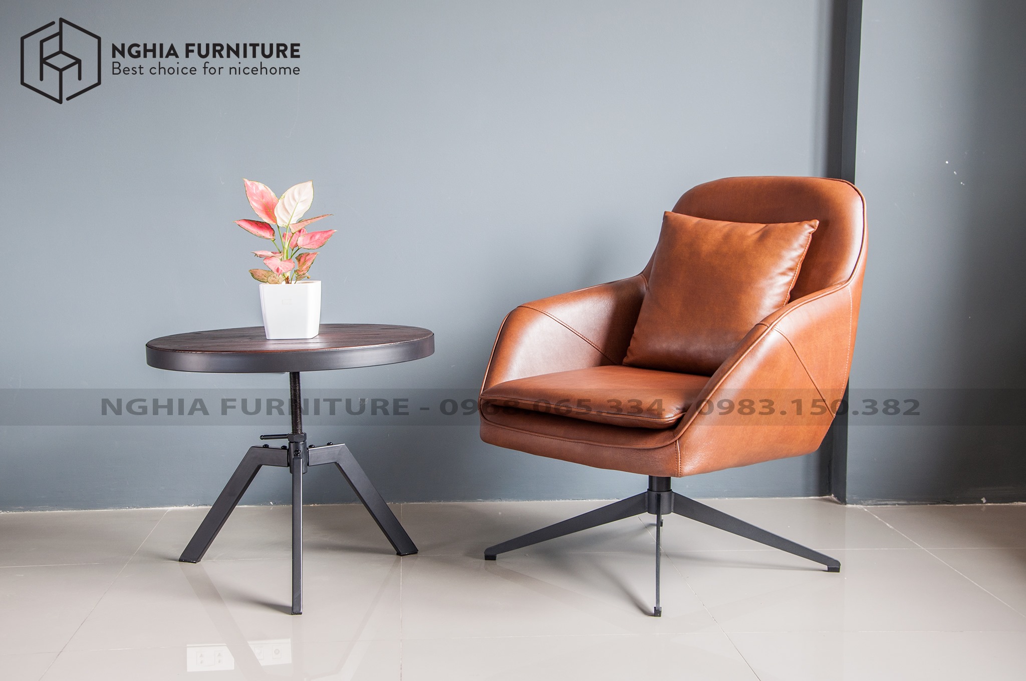 GHẾ XOAY, GHẾ THƯ GIÃN, GHẾ PHÒNG KHÁCH, GHẾ ĐỌC SÁCH, ARM CHAIR NF11.