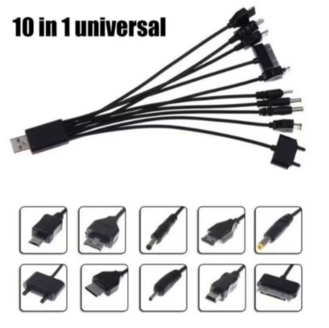 1 CÁI DÂY CÁP KẾT NỐI CHIA 10 ĐẦU KẾT NỐI ĐA CHỨC NĂNG THUẬN TIỆN CHO MỌI NHÀ