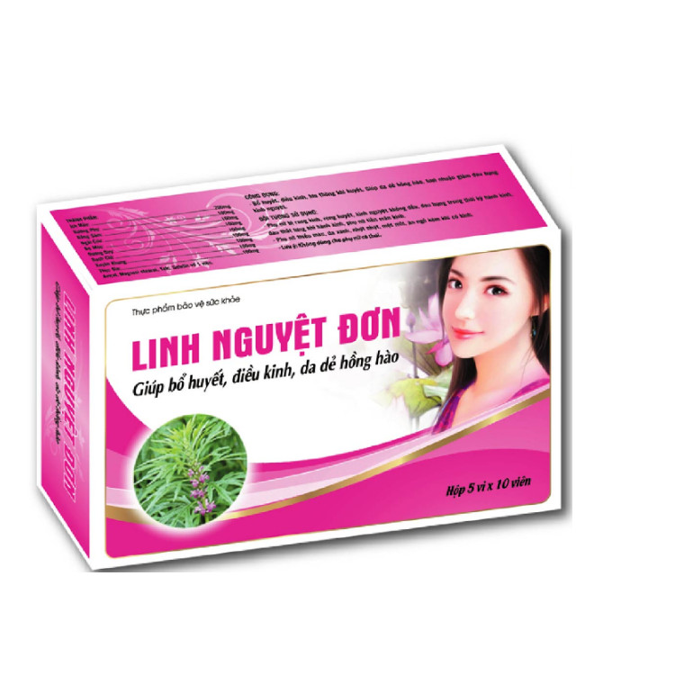 Viên Uống LINH NGUYỆT ĐƠN- Hỗ Trợ Bổ Huyết, Điều Kinh Giúp Điều Hòa Kinh Nguyệt