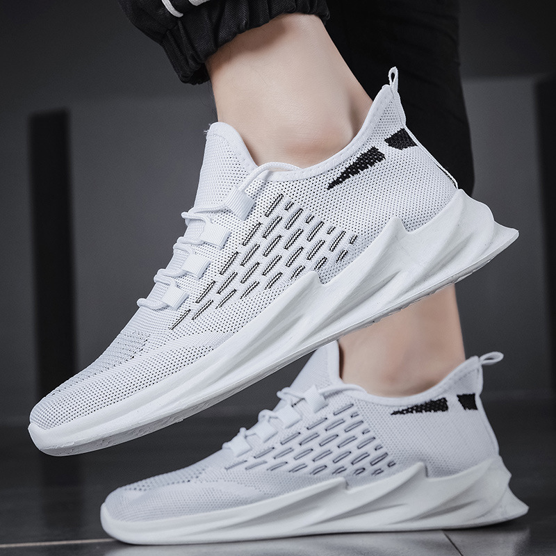 Giày sneaker hàn quốc, thể thao nam trắng, giày nam đen trắng trẻ trung BELIFA STORE mã LTT