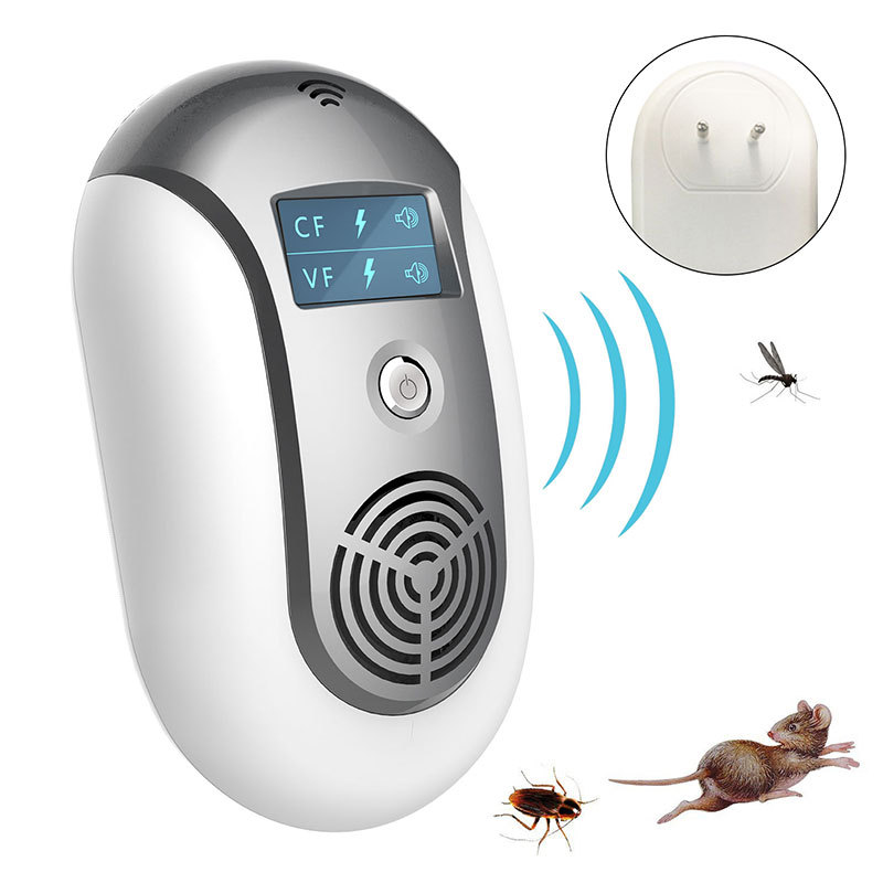 Máy Đuổi Muỗi, Gián Và Côn Trùng Có LCD Thế Hệ Mới Electronic Smart Repeller