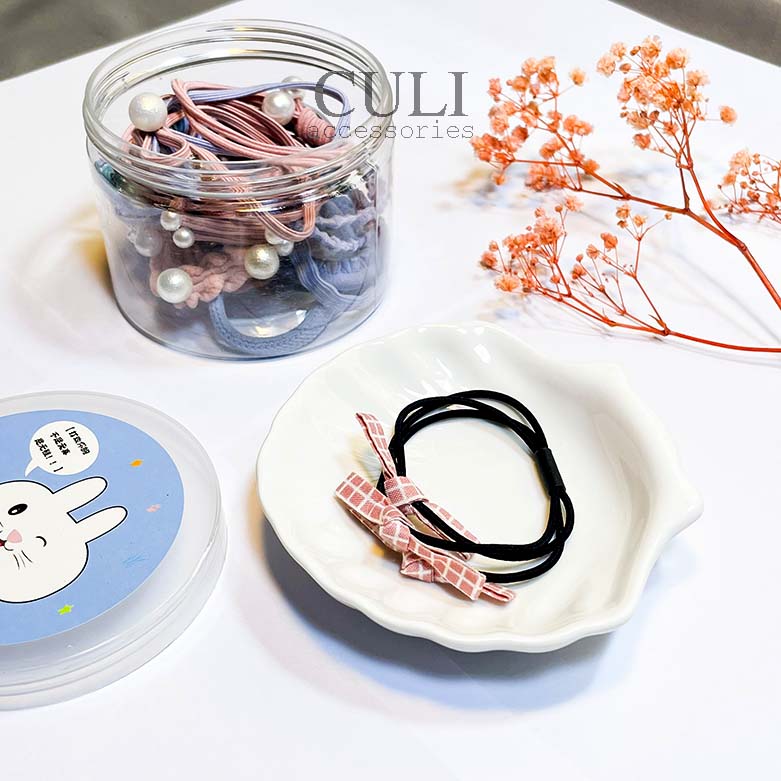 SET cột tóc 16 chi tiết xinh xắn phong cách Hàn Quốc cho nữ