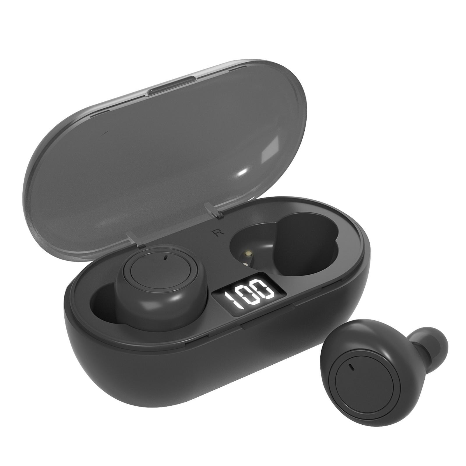 Amagogo Earphones with Charging Case In-Ear for Cellphone Tablet Travel Gifts