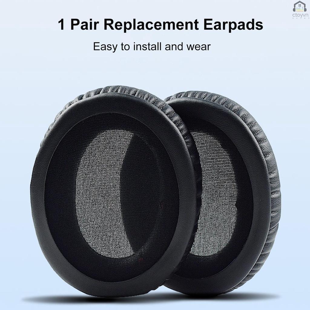 1 cặp đệm tai nghe thay thế màu đen tương thích cho Kingston Cloud Flight / Stinger