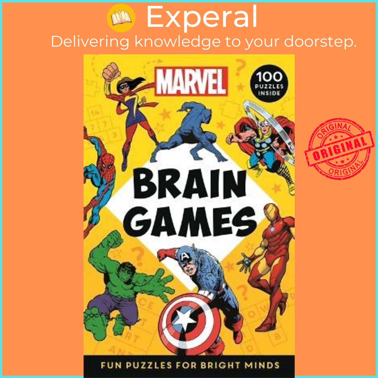 Sách - Marvel Brain Games : Fun puzzles for bright min by Marvel Entertainment International Ltd