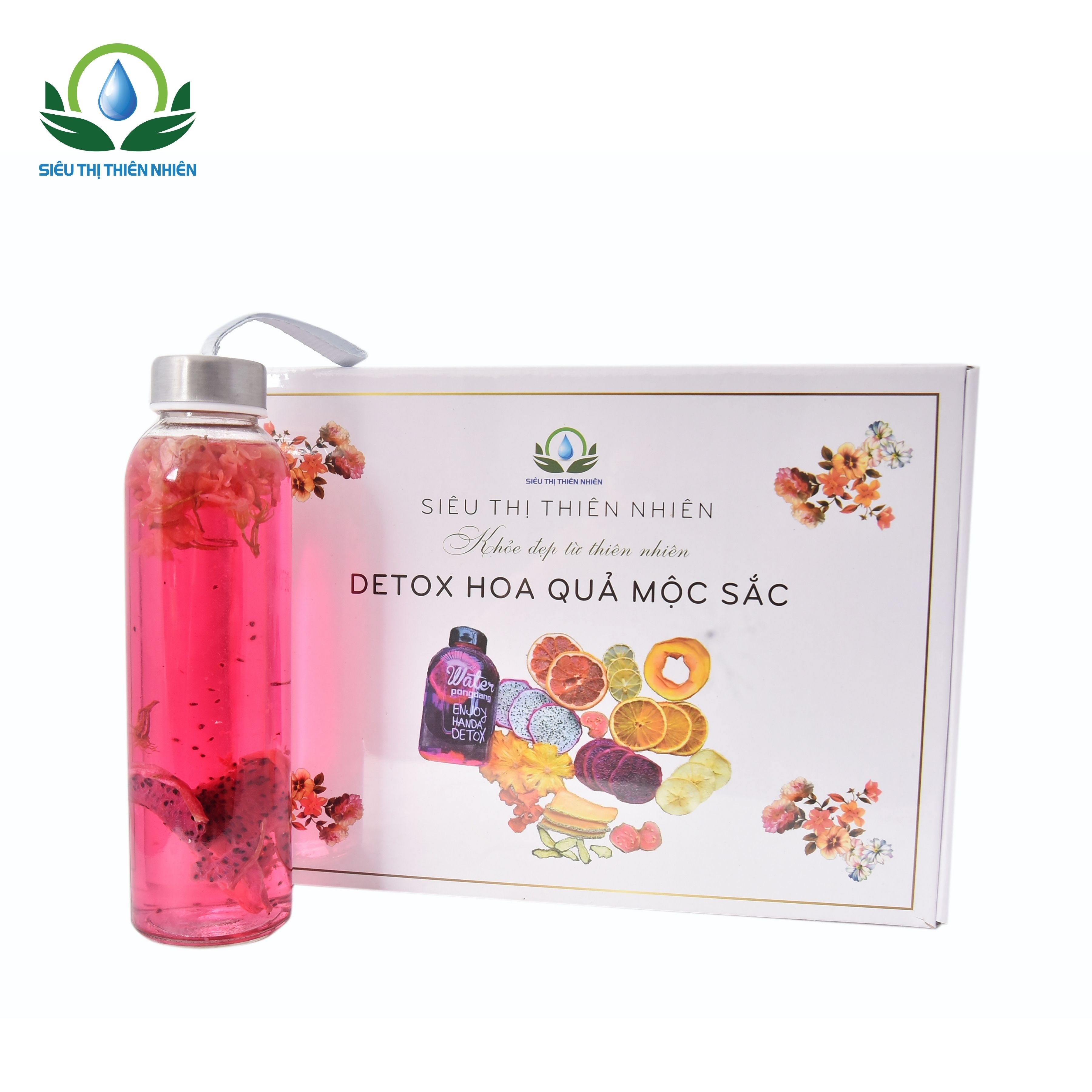 Detox Hoa Quả Sấy Khô Mộc Sắc, Hỗ Trợ Giảm Cân, Đẹp Da - Hộp 30 Gói