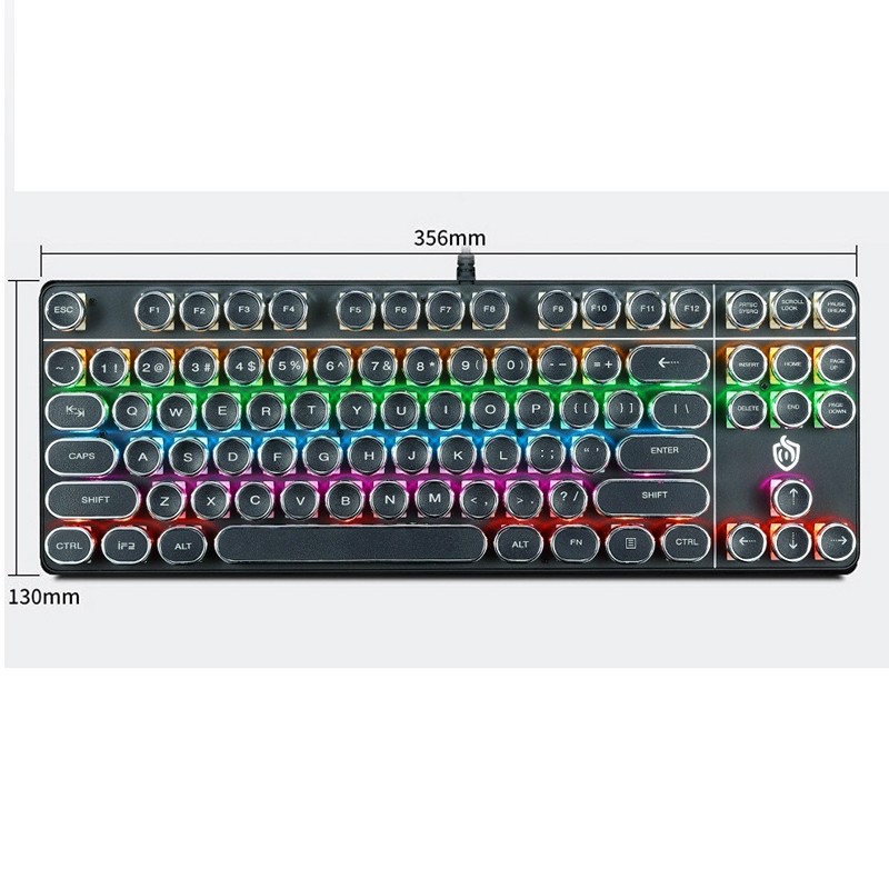 Bàn Phím Cơ E917 black Gaming có hotswap