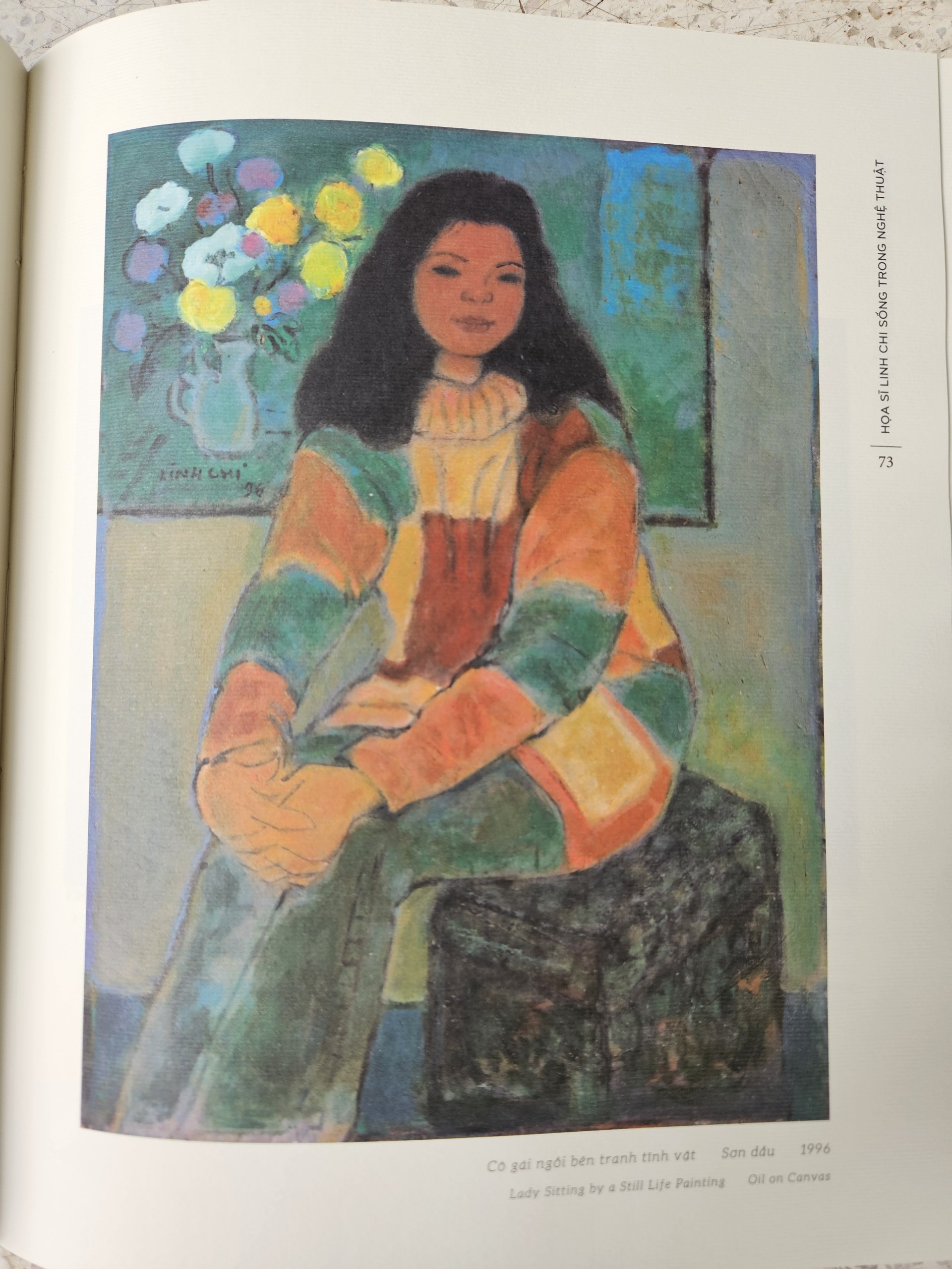 Họa sĩ Linh Chi sống trong nghệ thuật