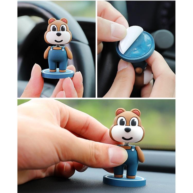 Mô Hình Búp Bê Lắc Đầu Kiểu Hoạt Hình Đáng Yêu Trang Trí Nội Thất Xe Hơi