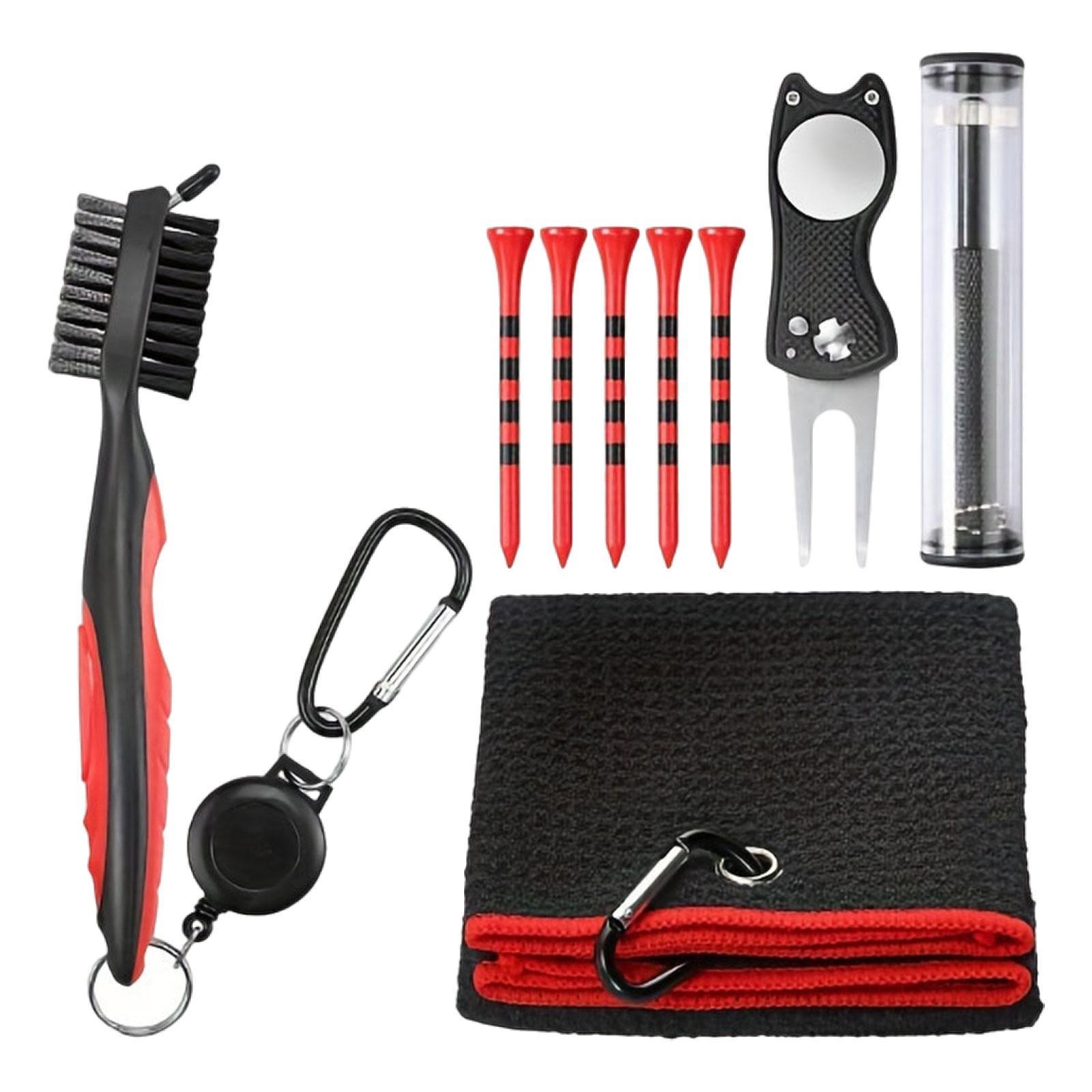 5 in 1 Golf Club Cleaning Portable for Golf Irons Golfer Gift Golf Towel