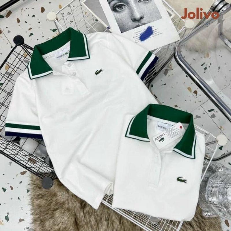 Áo polo nữ cổ  xanh cotton