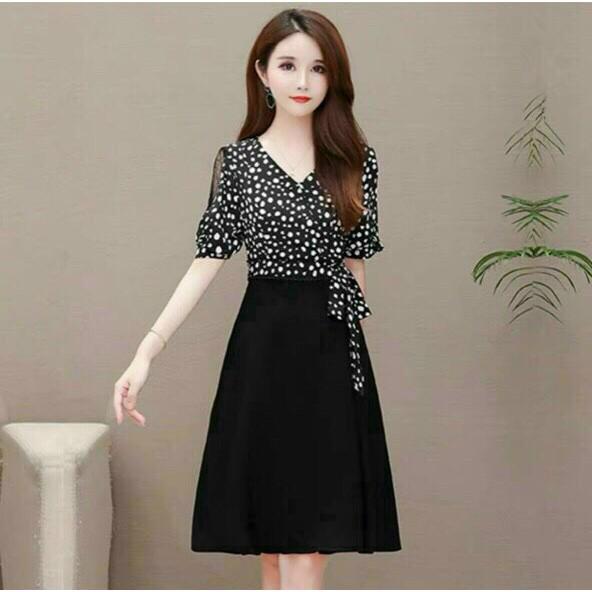 ĐẦM LỤA THIẾT KẾ HỌA TIẾT ĐƠN GIẨN NHƯNG KHÔNG KÉM PHẦN SANG TRỌNG