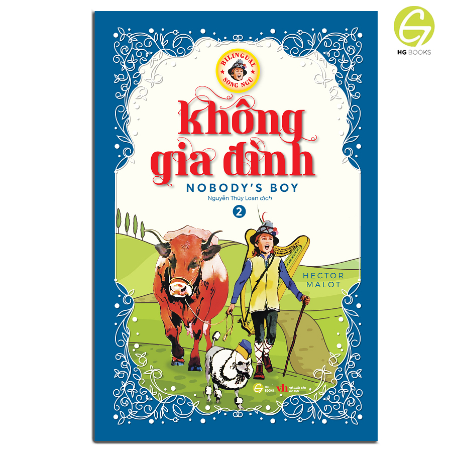 Hình ảnh Sách Song Ngữ Việt - Anh: Không Gia Đình (Nobody’s Boy) - Văn Học Kinh Điển (tặng kèm file nghe)