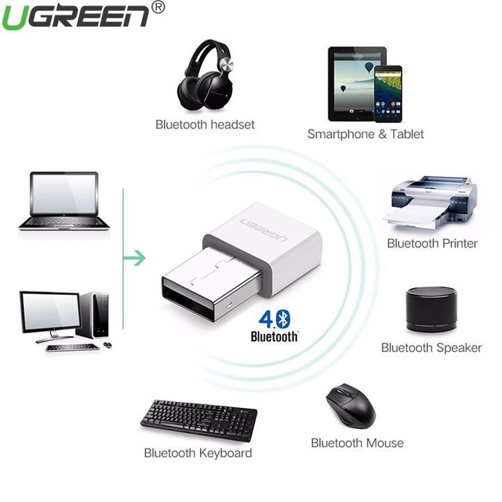 USB thu Bluetooth 4.0 Ugreen 30443 - Hàng chính hãng