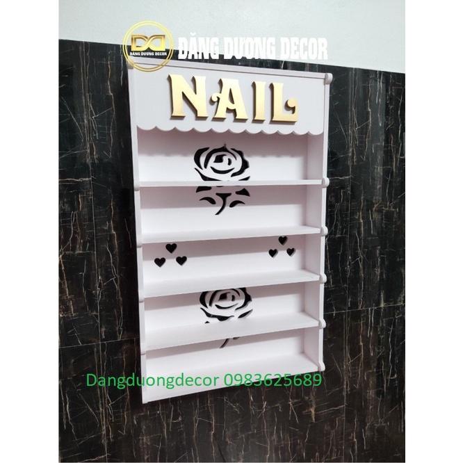 Kệ Để Đồ Nail, Nước Sơn treo tường LOẠI 1 GIÁ TỐT (60X40CM)