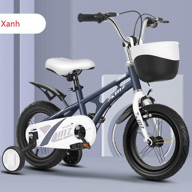 Xe đạp 4 bánh XMZ cao cấp sơn tĩnh điện khung carbon bánh xe 3 lớp đặc cho phù hợp với bé 3-6t